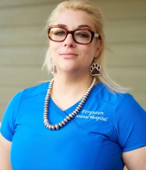 Whitney Hambrick, Practice Manager of Ferguson Animal Hospital.